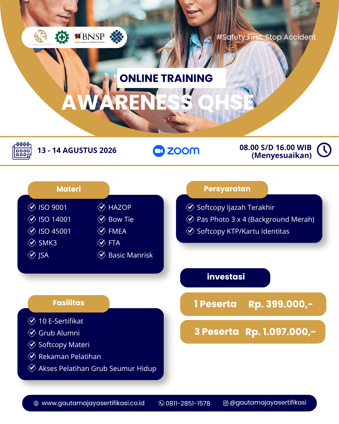 Online Training Awareness QHSE