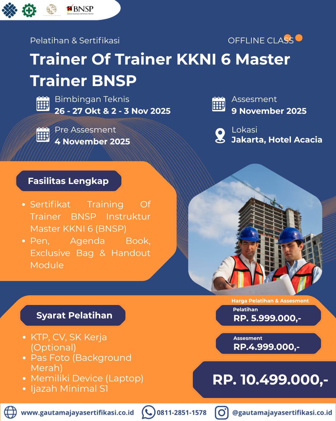 Trainer of Trainer KKNI 6 Master Trainer BNSP